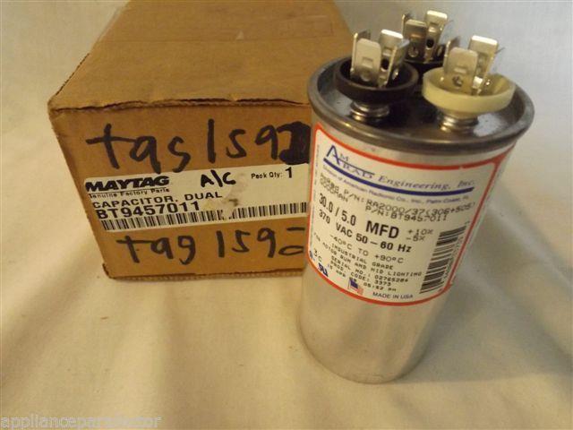 AMANA KENMORE WHIRLPOOL AIR CONDITIONER BT9457011 Capacitor, Dual NEW IN BOX AMANA KENMORE WHIRLPOOL AIR CONDITIONER BT9457011 Capacitor, Dual NEW IN BOX